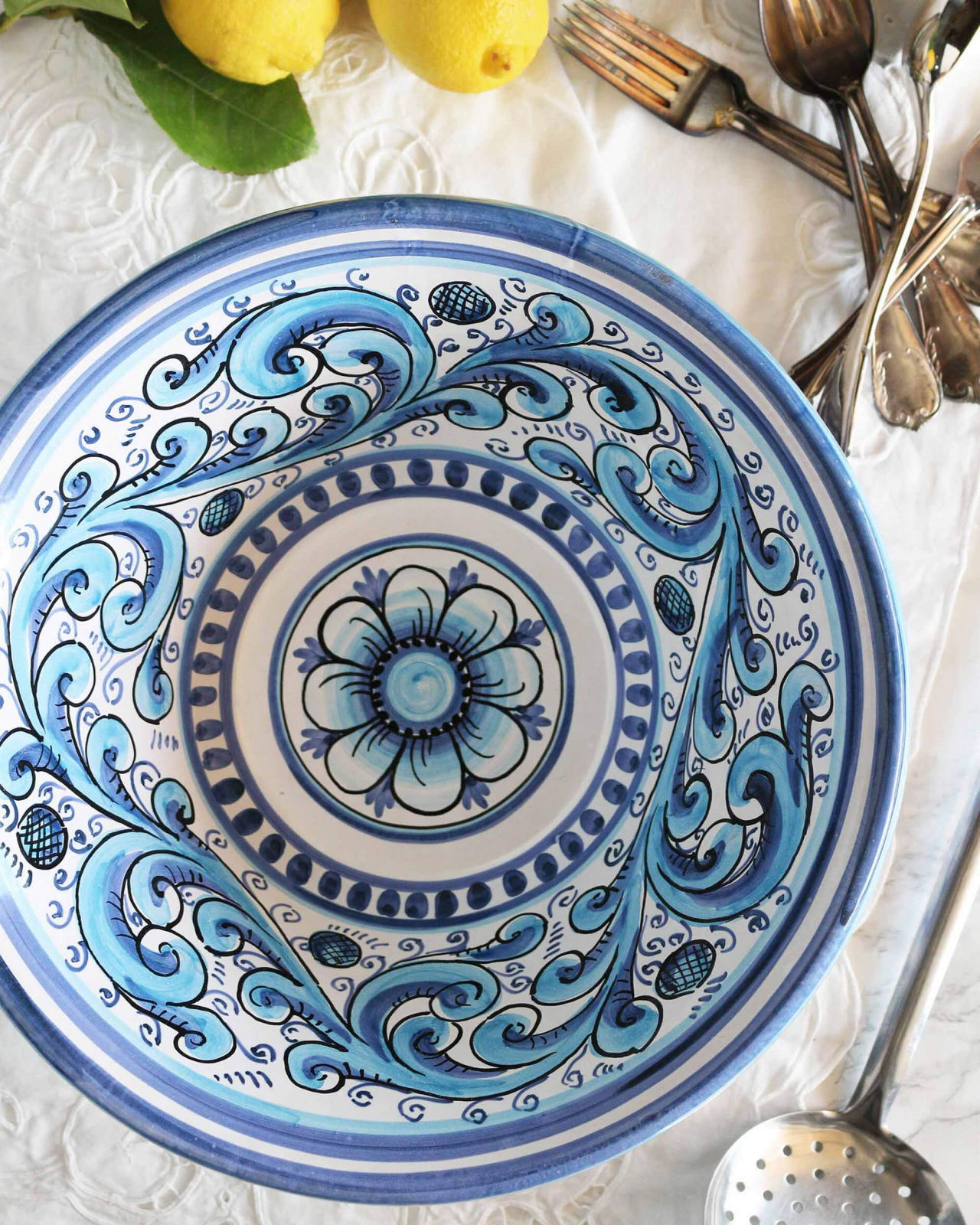 Scirocco Salad Bowl Blue