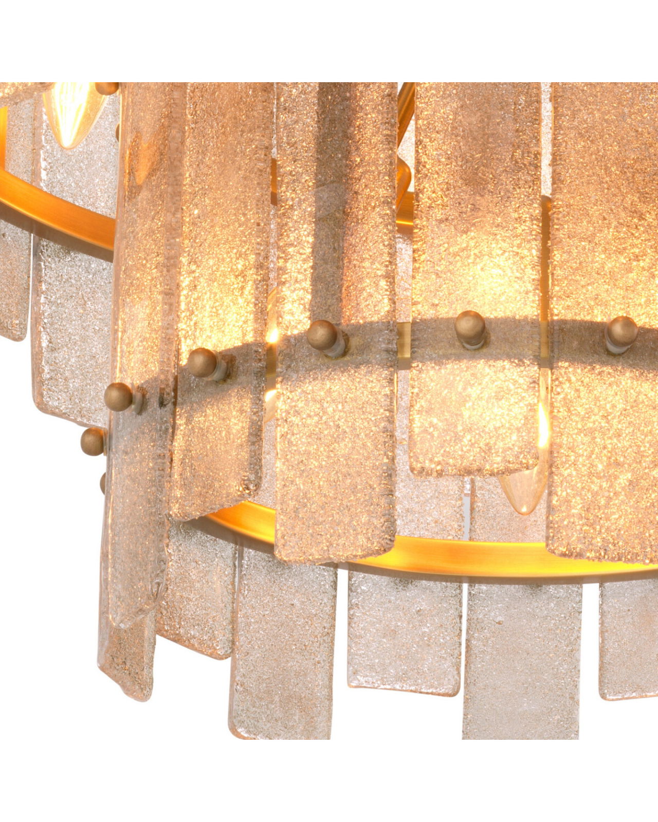 Caprera kroonluchter antiek messing