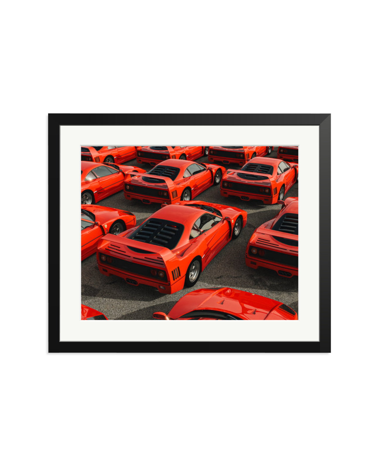 Ferrari F40 Parking Only Black / Large
