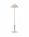 Asher Floor Lamp Polished Nickel and Crystal