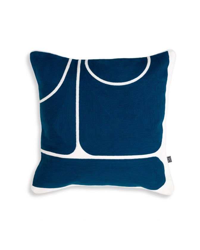 Sabrosa Cushion blue white