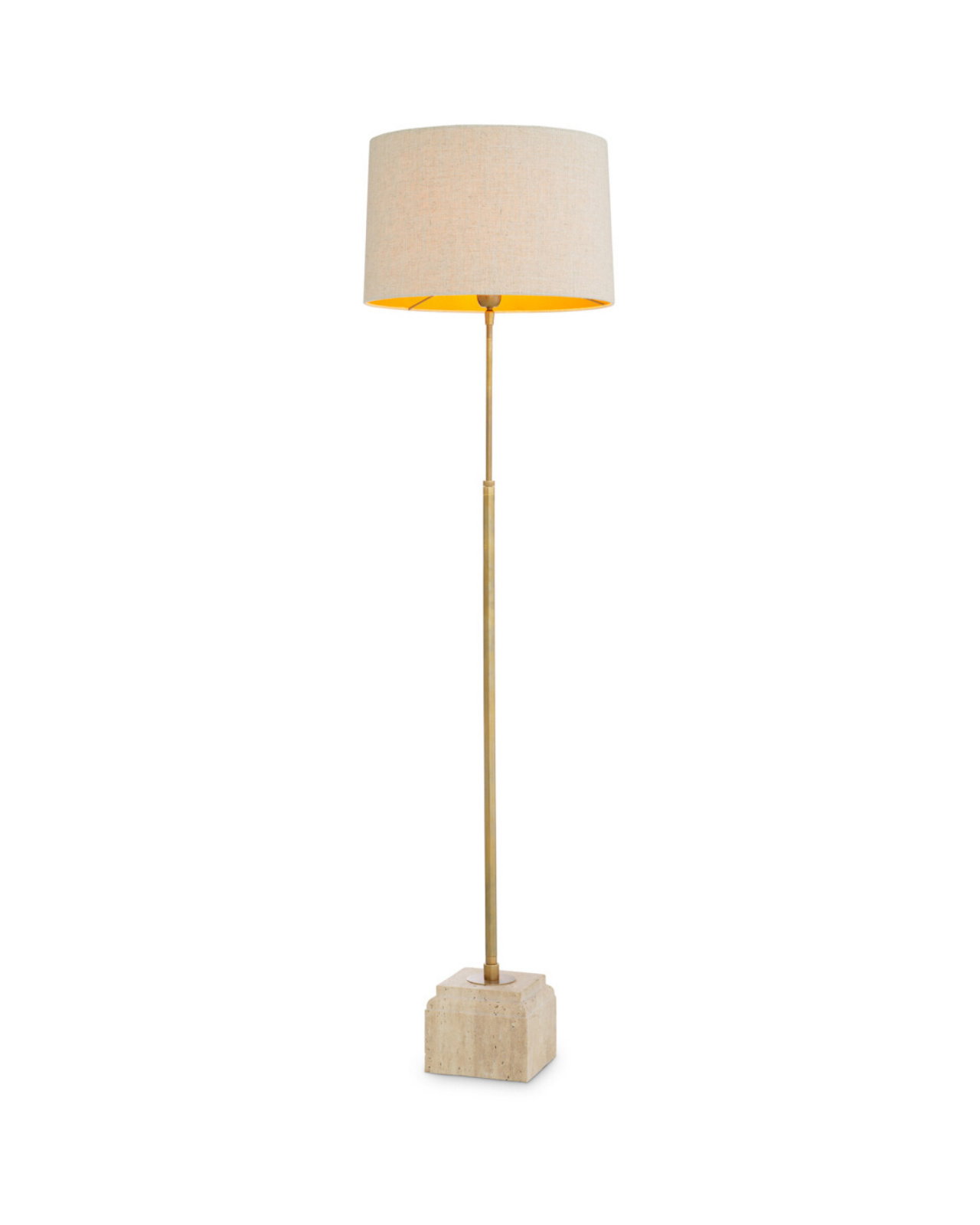 Rialta golvlampa mässing