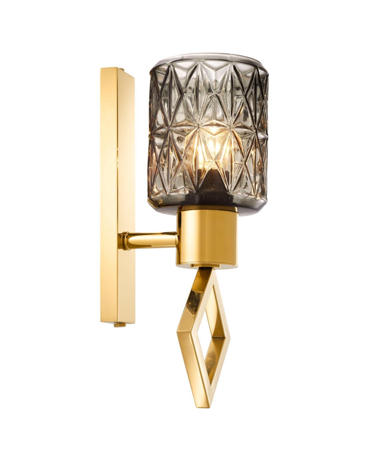 Touch vägglampa guld OUTLET