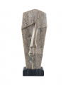 Hera decorative sculpture, beige