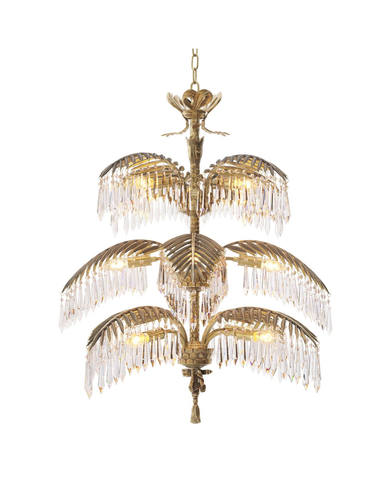 Hildebrandt Chandelier Brass