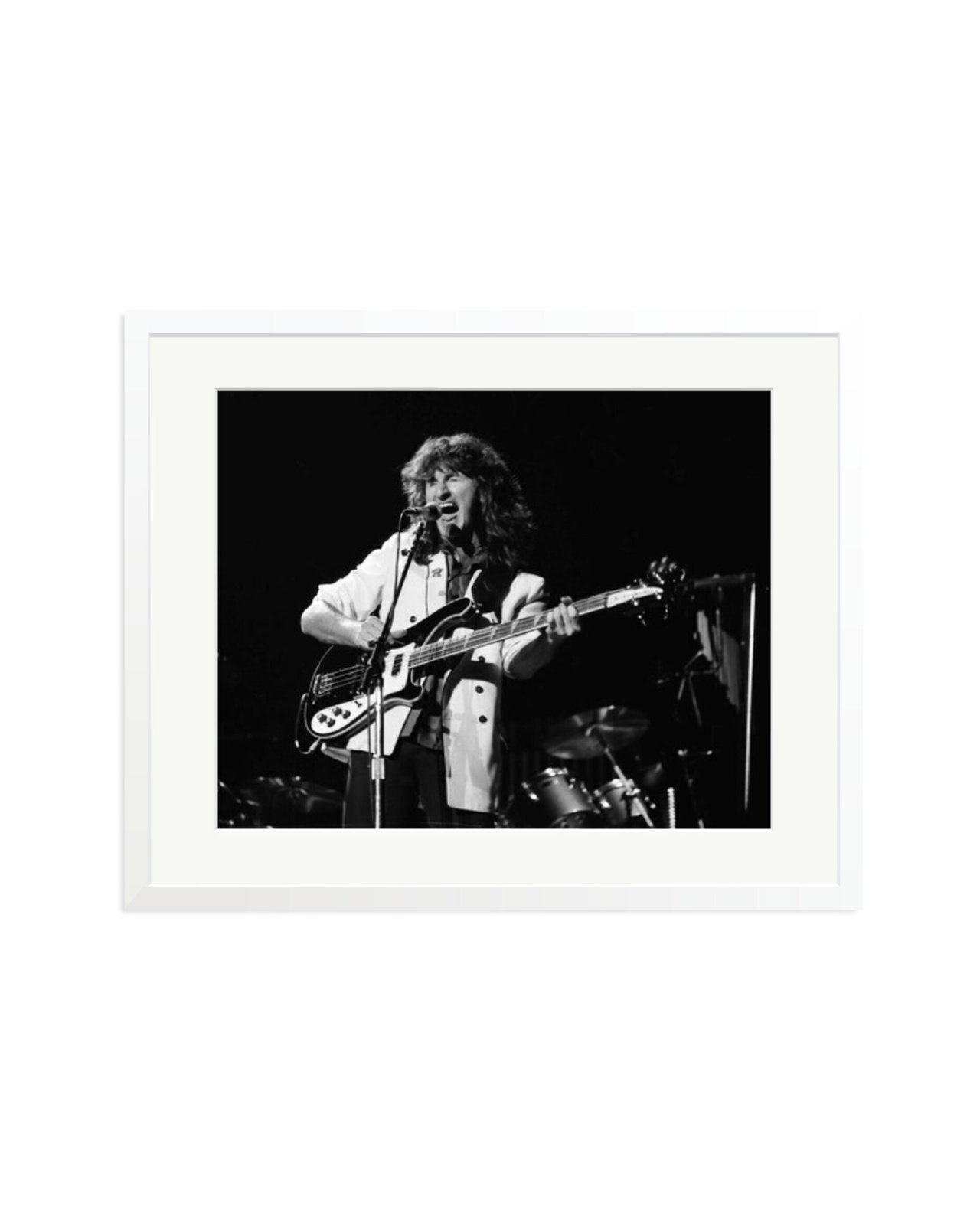 Geddy Lee of Rush 1982 White / XL