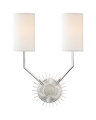 Borland vägglampa nickel