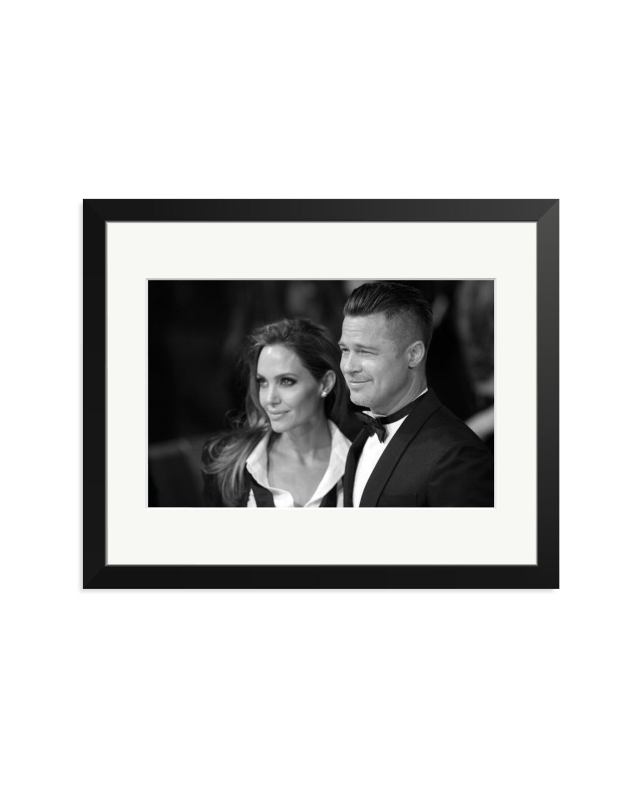 Brad Pitt and Angelina Jolie Black / Medium