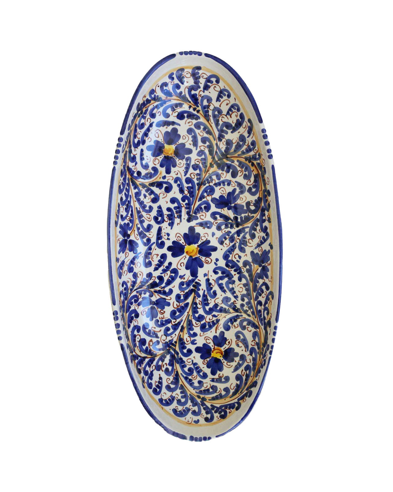 Donnalucata blue serving platter