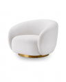 Brice Swivel Chair Avalon White