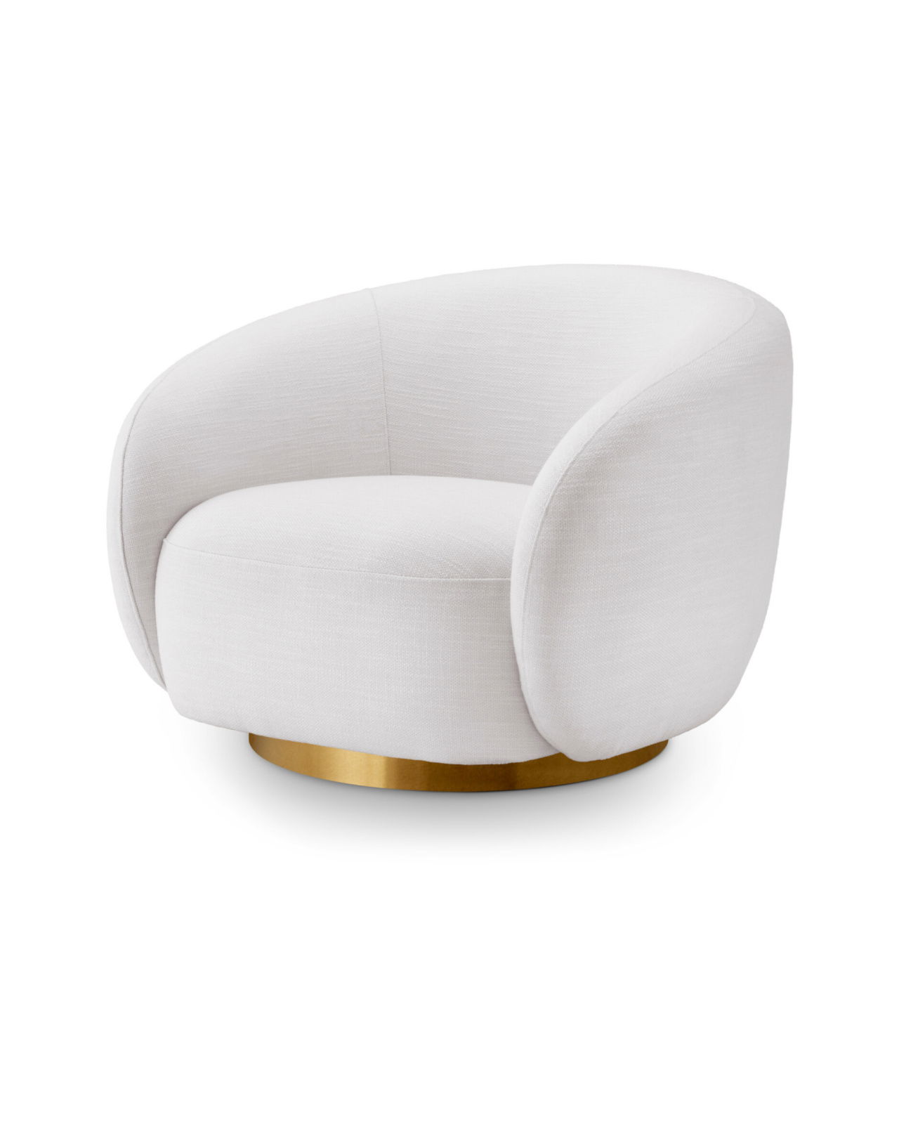 Brice Swivel Chair Avalon White