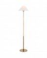 Hackney Floor Lamp Antique Brass/Linen