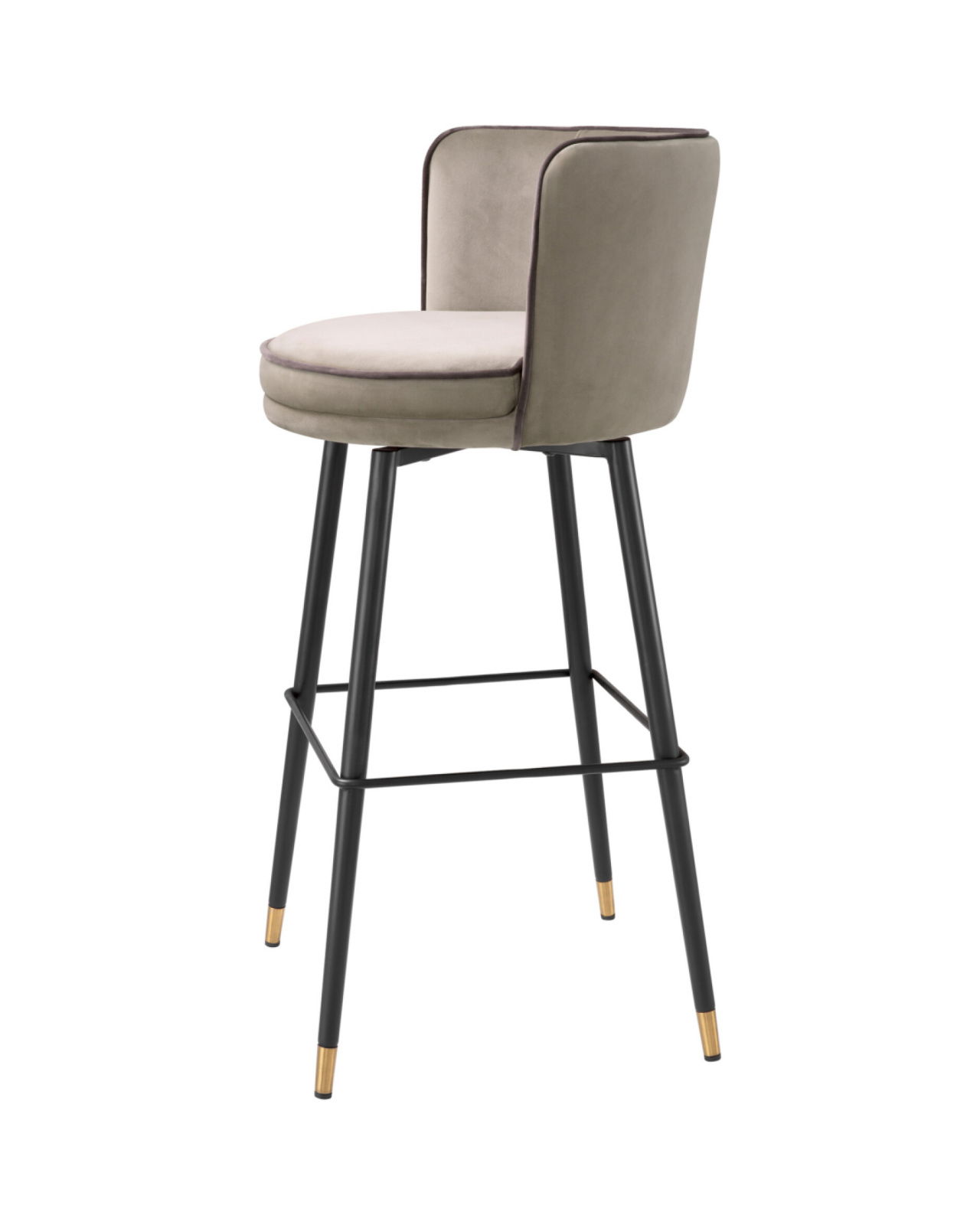 Grenada barstol savona greige velvet