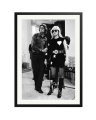 Sylvie Vartan at Yves Saint Laurent Black / XXL