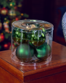 Minette Weihnachtskugeln grün 6er-Set