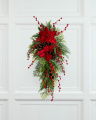 Celeste flower decoration red/green