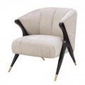 Pavone Mirage dining armchair off-white