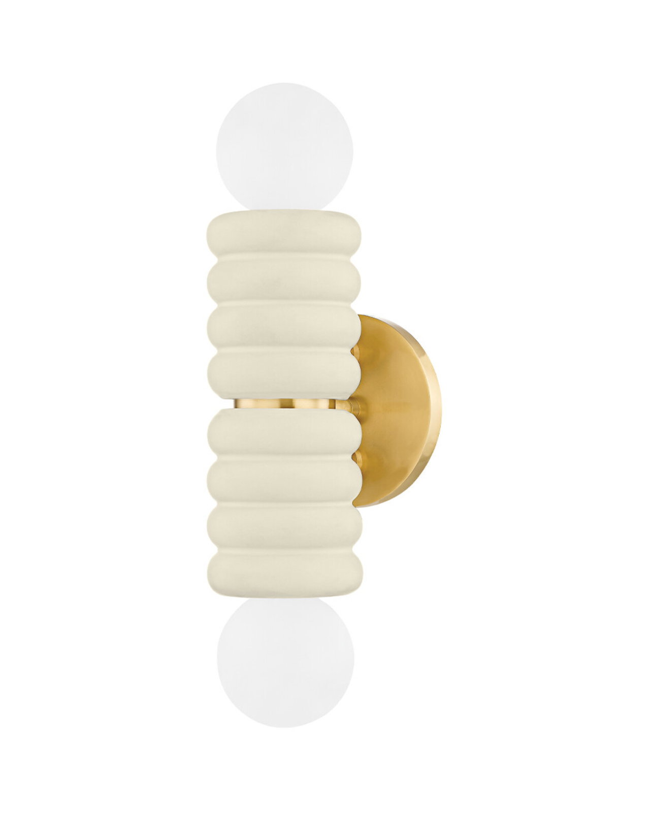 Bibi vegglampe antikk messing