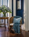 Maycroft Floral Chambray Cushion Cover