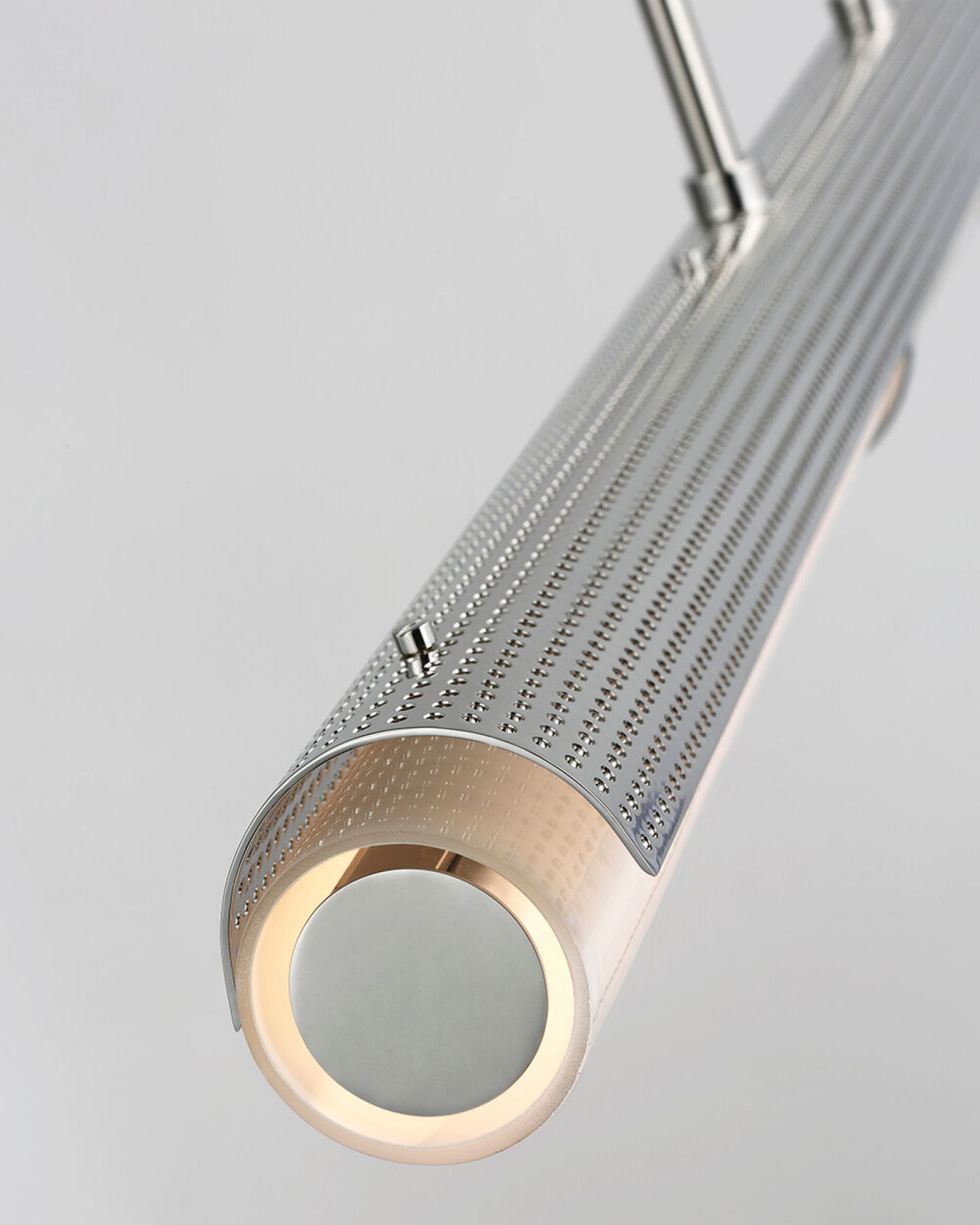 Precision Linear Chandelier Polished Nickel Large