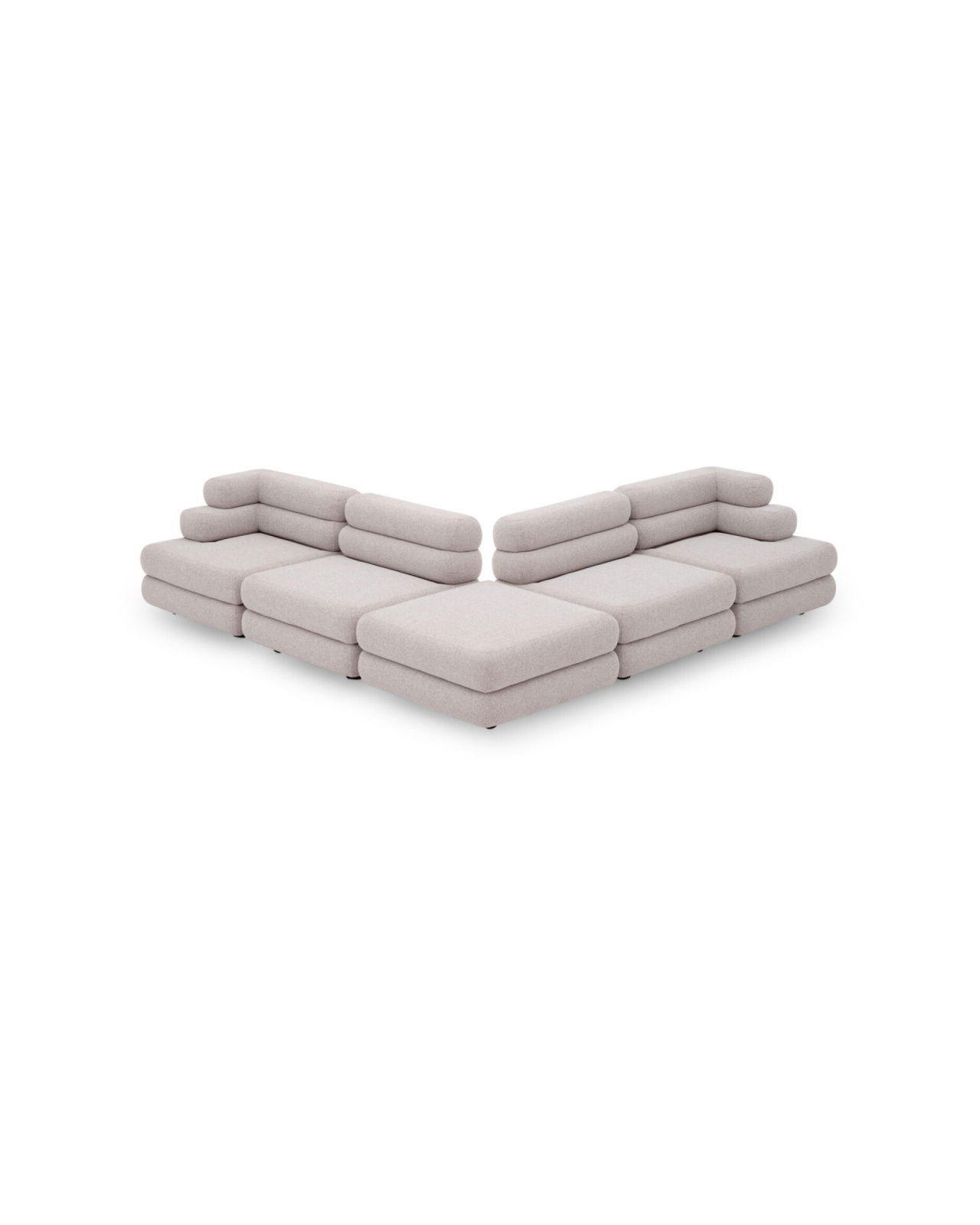 Malaga sofa mauritius light grey left