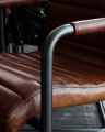 Sabina Armchair Leather Light Brown