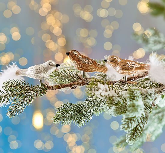 bird christmas tree decorations