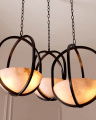 Scapa plafondlamp brons