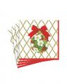 Bauble Bow Christmas Napkins 20-pack