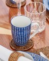 Capri Azzurra mugs, blue/white