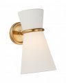 Clarkson Small Single Pivoting Sconce Antique Brass