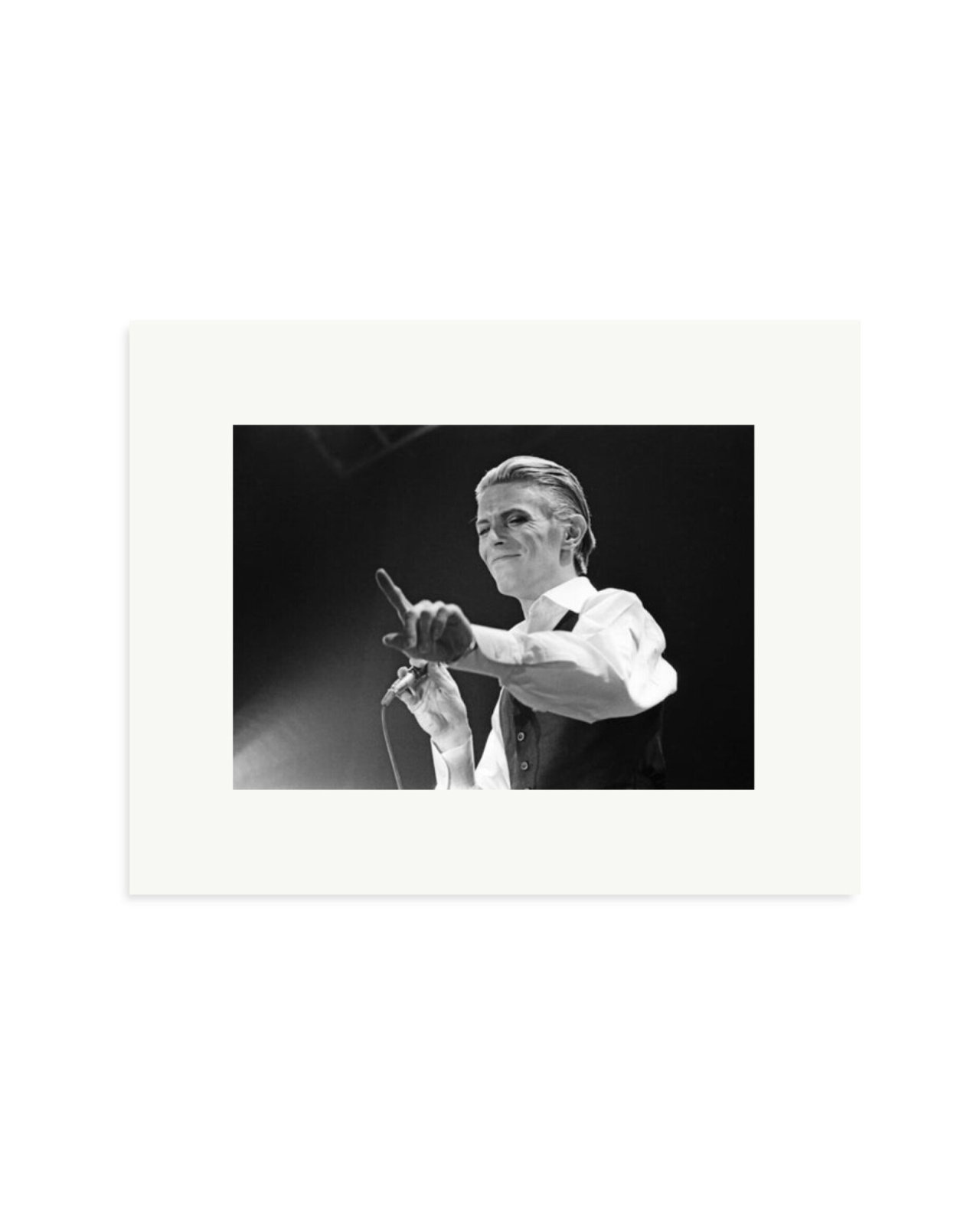 David Bowie Isolar Tour Print Only / Small