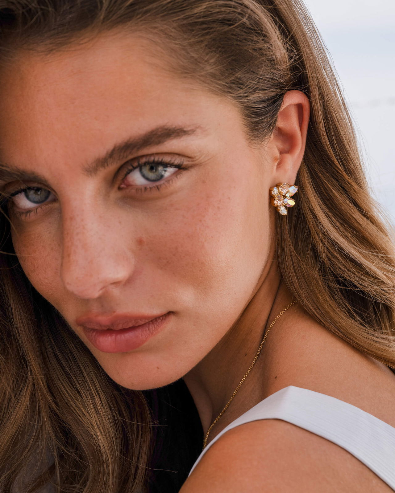 Cora earcuff øreringe aurore boreale