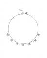 Sea Star choker necklace rhodium