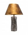 Camelia bordlampe antik messing / grå