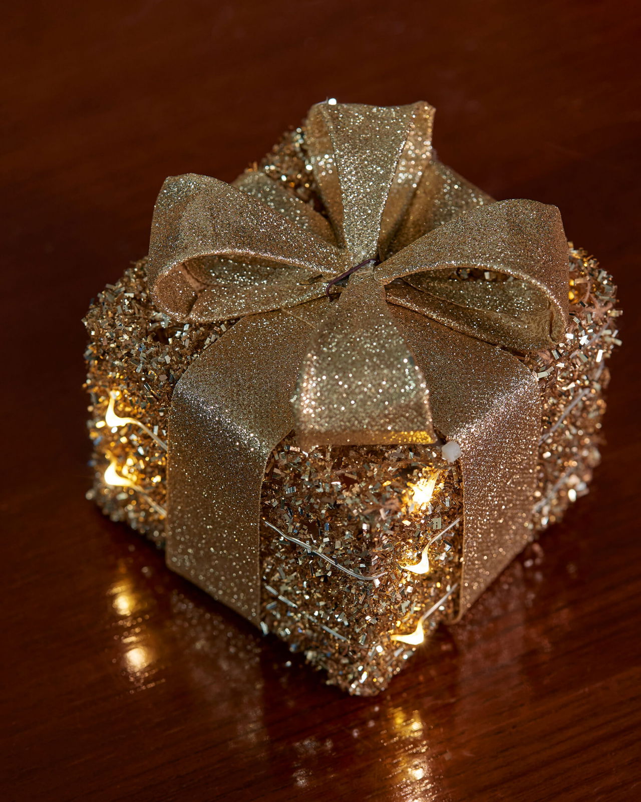 Ophelia paket LED juldekoration champagne