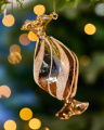 Hailey Caramel Ornament Gold