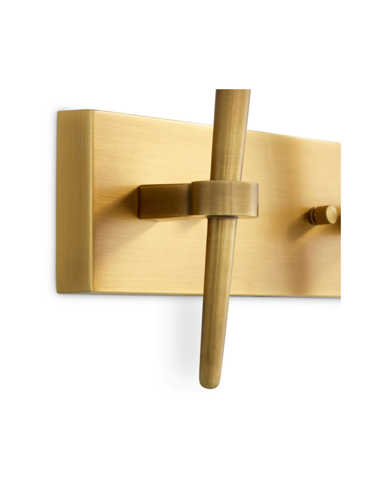 Alesa dubbele wandlamp antiek messing