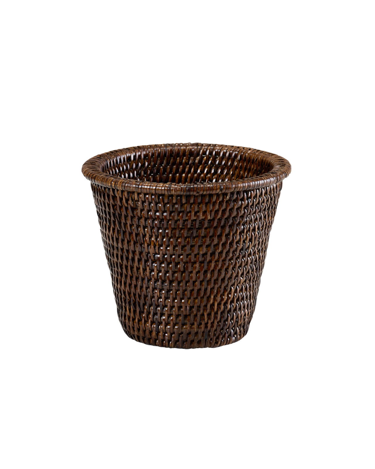 Cognac potte rattan