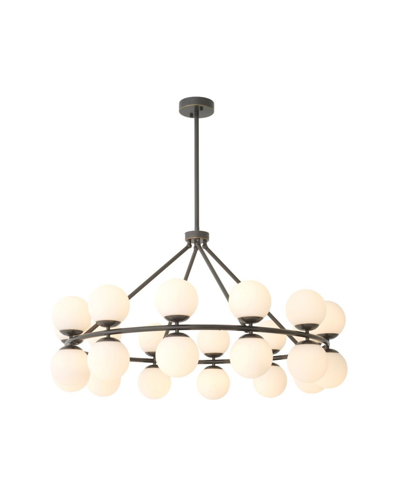 Hutchinson bronzen kroonluchter