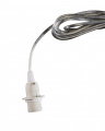 Lampsladd transparent 5 m E14 OUTLET