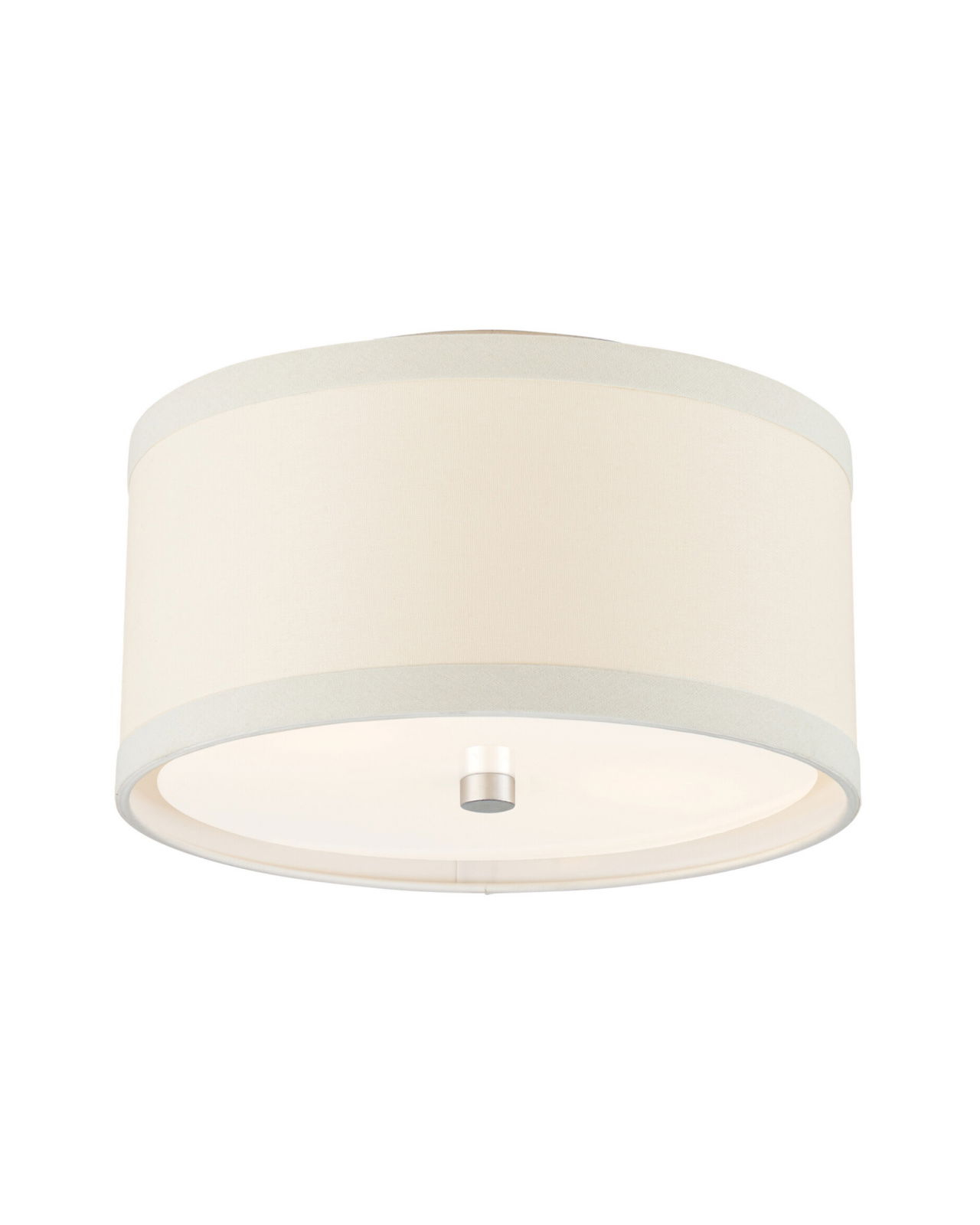 Walker Flush Mount Burnished Silver Leaf S