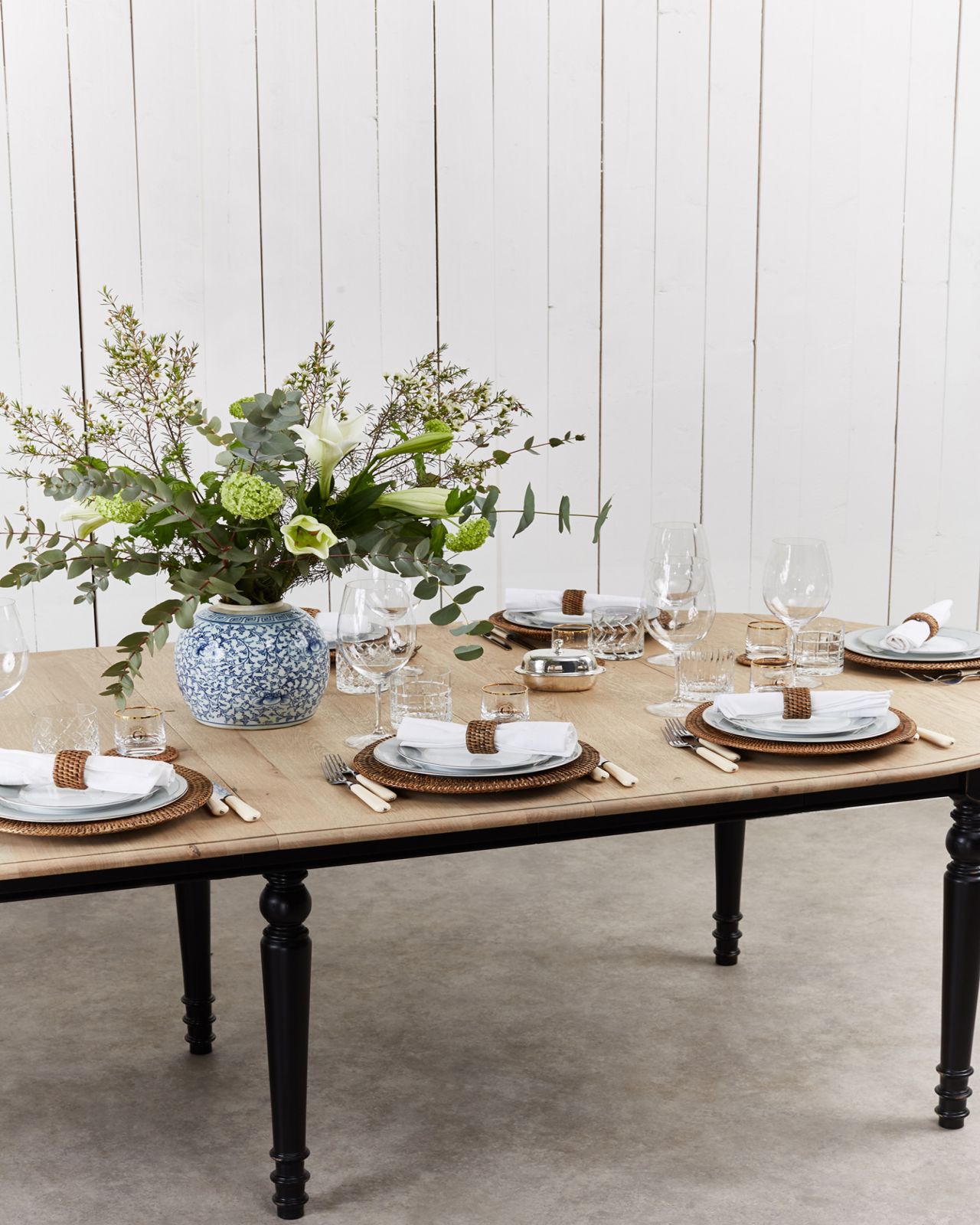 Korsika Esstisch Eiche/schwarz