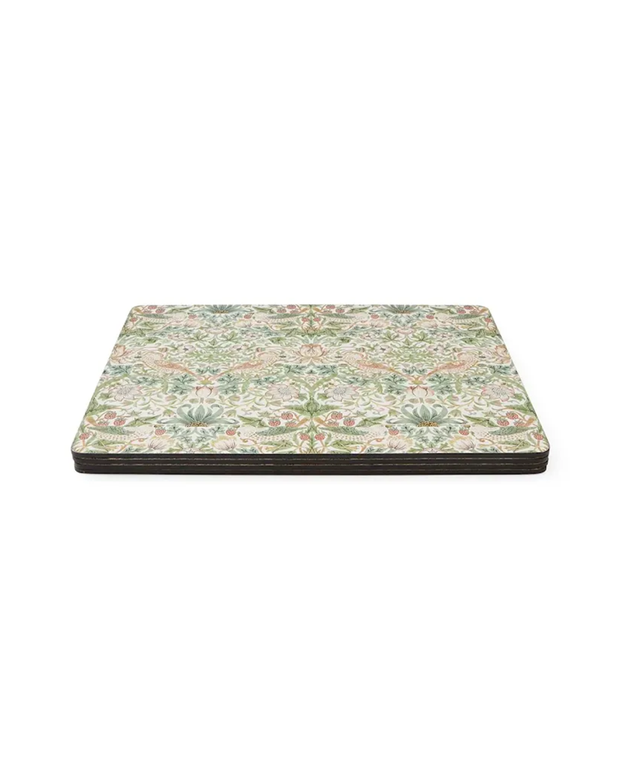 Morris & Co bordbrikker Strawberry Thief 4-pak