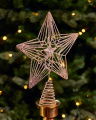 Evie Tree Topper Star Champagne