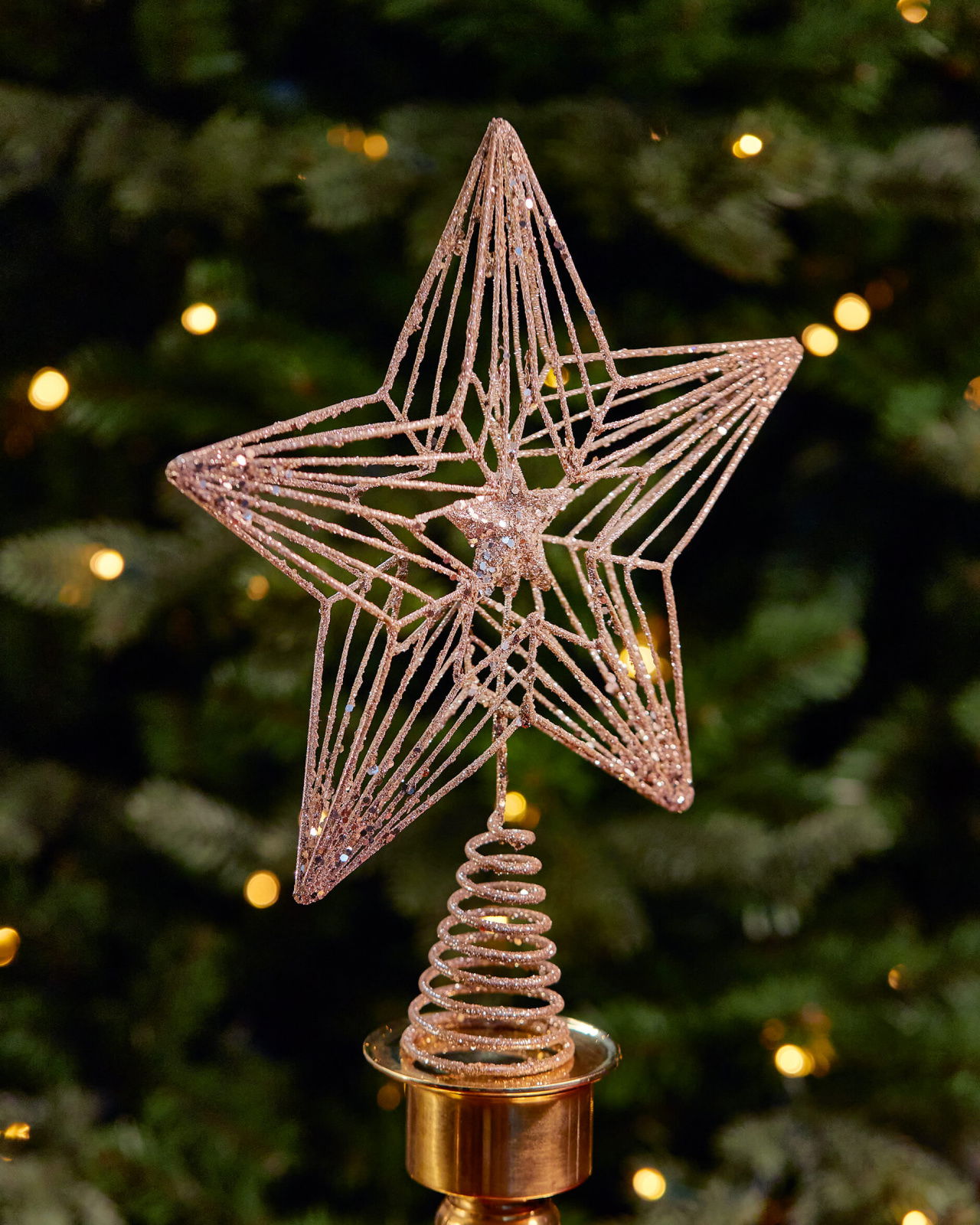Evie Tree Topper Champagne