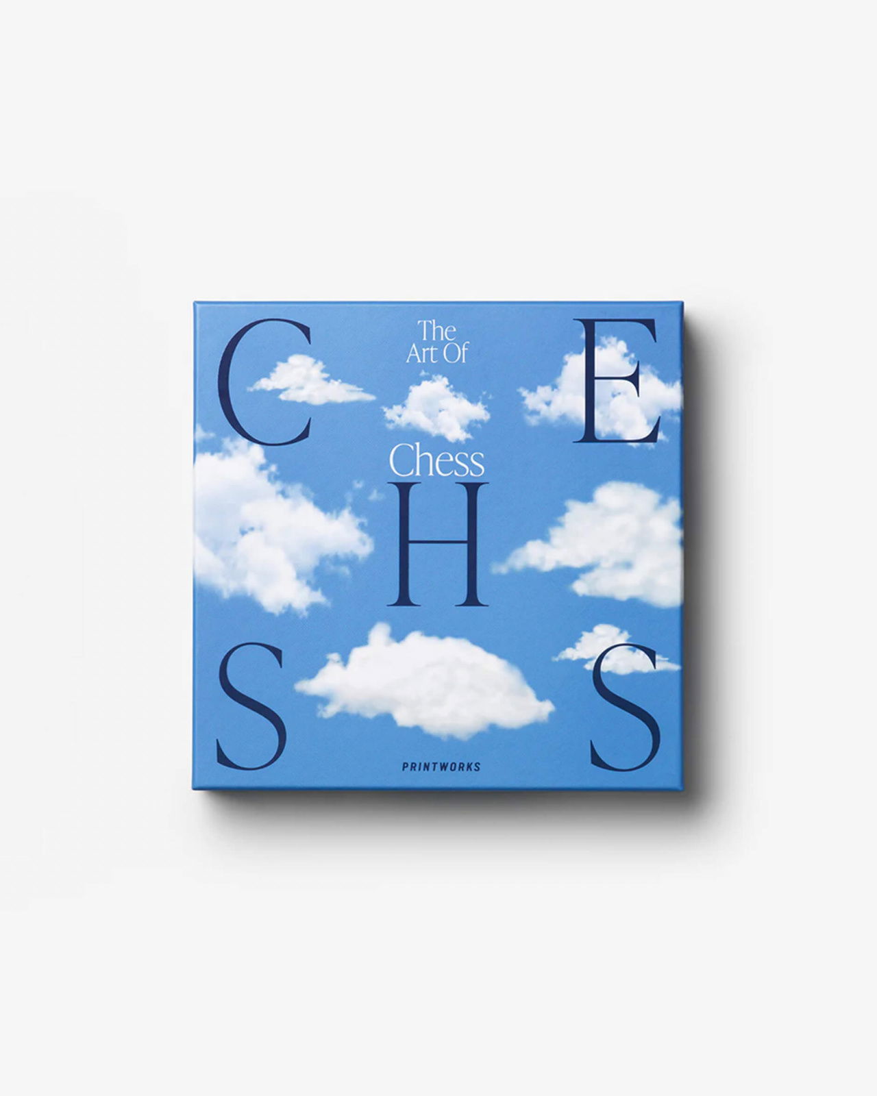 Clouds schack blå/vit
