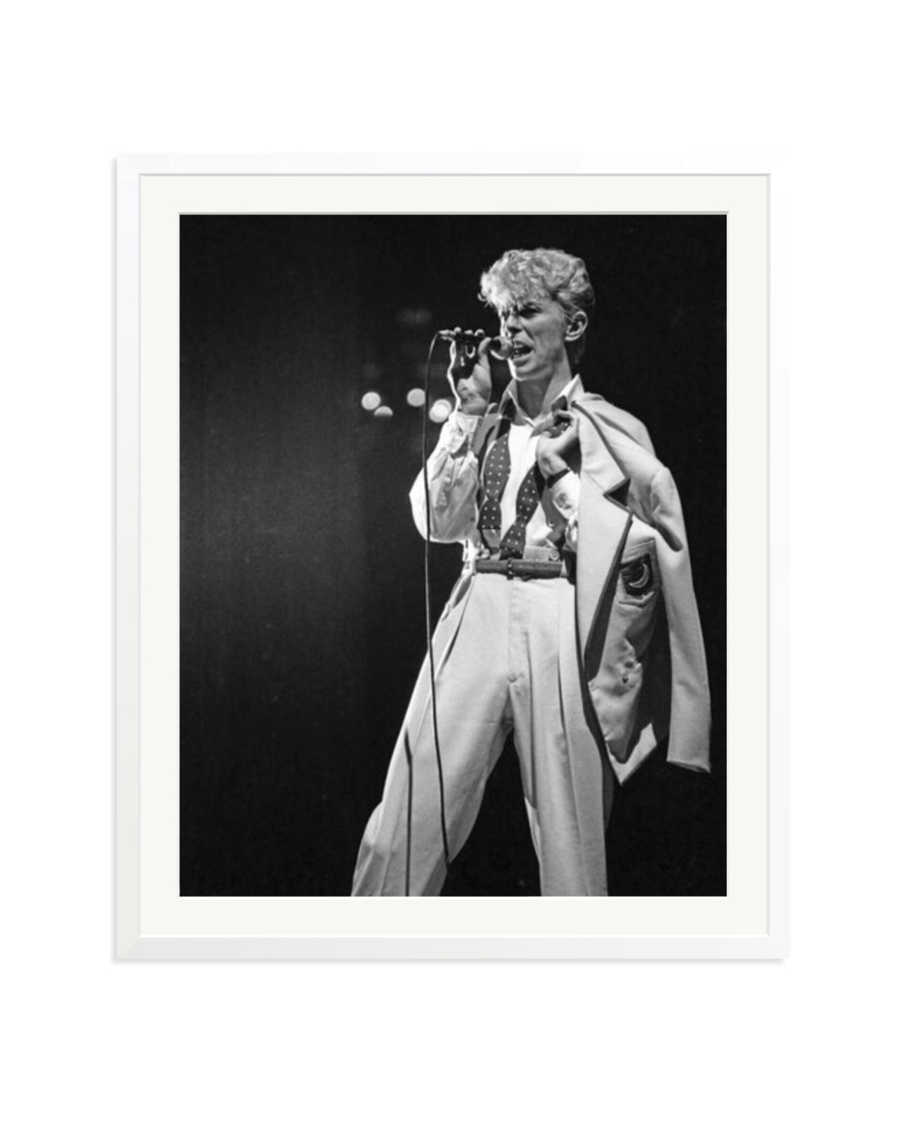 Bowie Serious Moonlight Tour White / XXL
