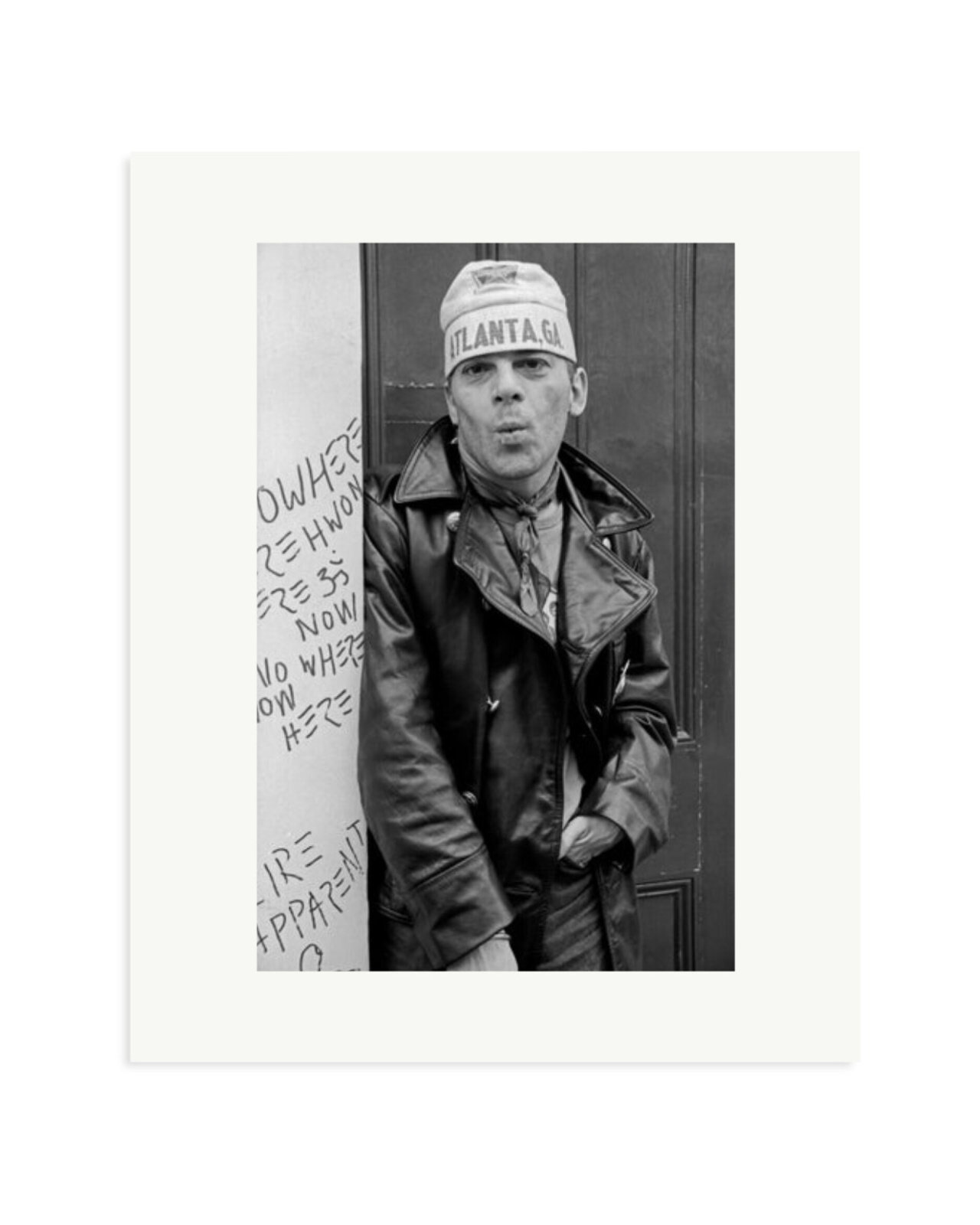 Ian Dury Outside Stiff Records 1978 London Print Only / Medium