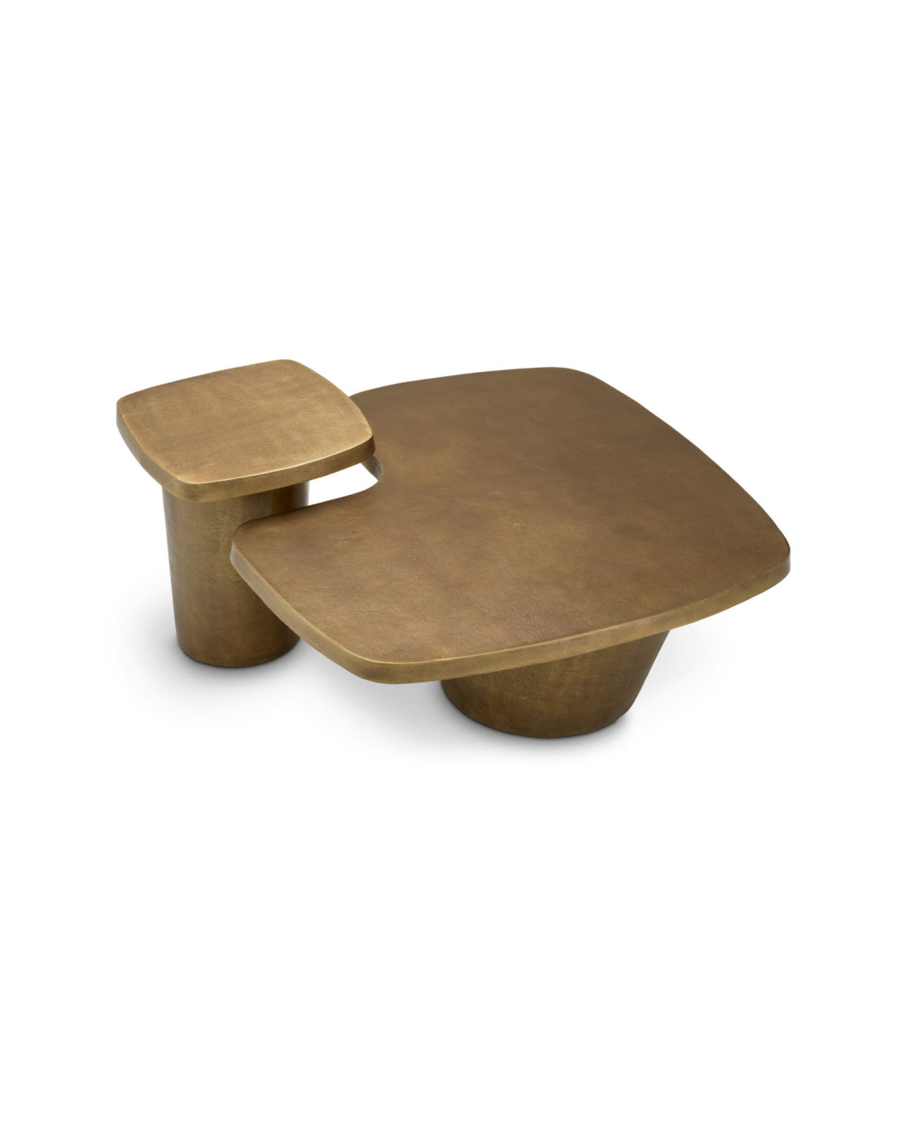 Pierro Coffee Table Vintage Brass Set of 2